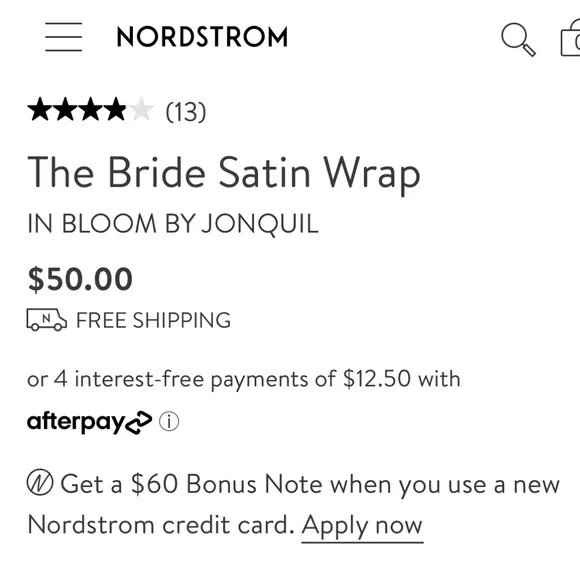Nordstrom Bride Robe - Picture 3 of 4